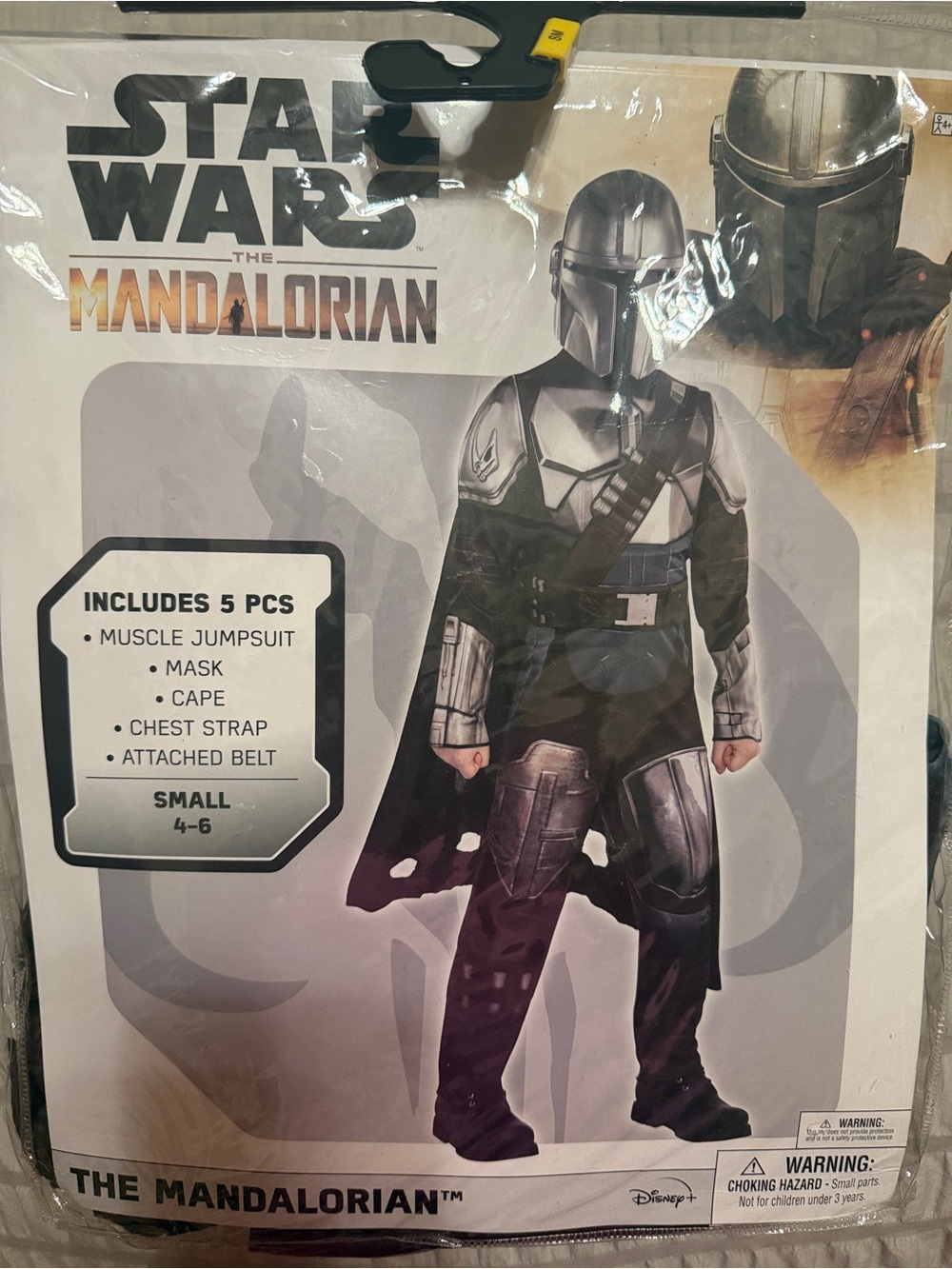 Star Wars The Mandalorian Kids Costume - Silver & Black